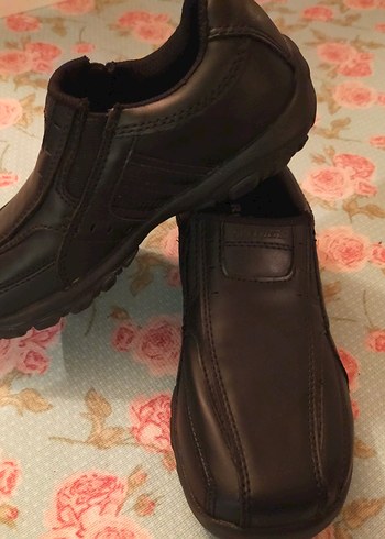 siyahi Deri Erkek Çocuk Biker Loafer - Görsel 2