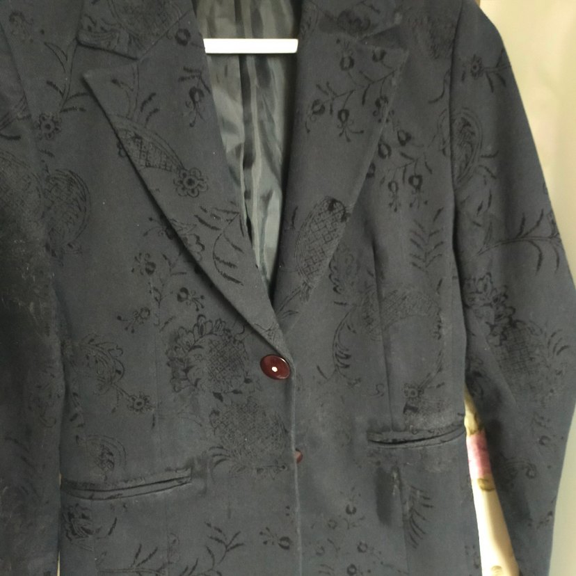 Beymen Düğmeli Siyah kendinden işlemeli  Tuxedo Ceket - Görsel 3