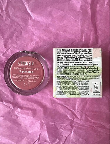 Beden Clinique cheek pop pink pop allık