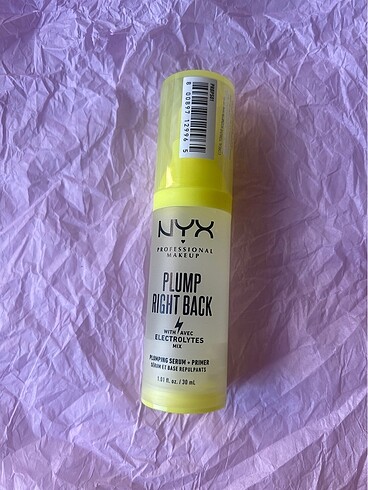 Nyx plump right back makyaj bazı+serum