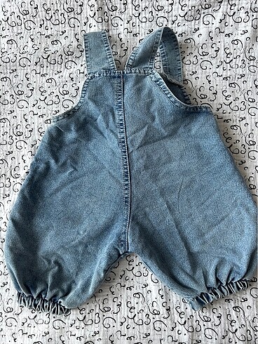 3-6 Ay Beden mavi Renk 3-6 ay ayıcıklı bebek tulumu