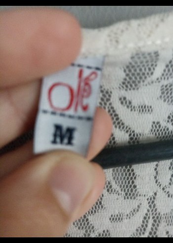 Kadın Dantel Beyaz Bolero M Beden - Görsel 4