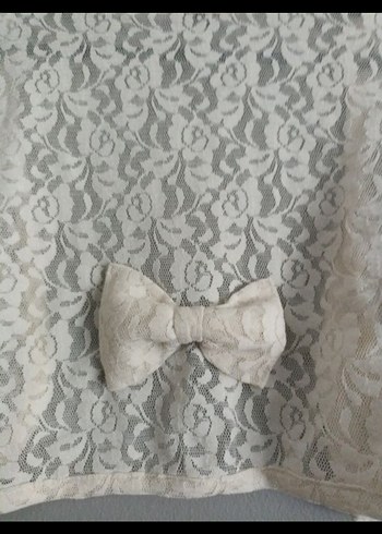 Kadın Dantel Beyaz Bolero M Beden - Görsel 3