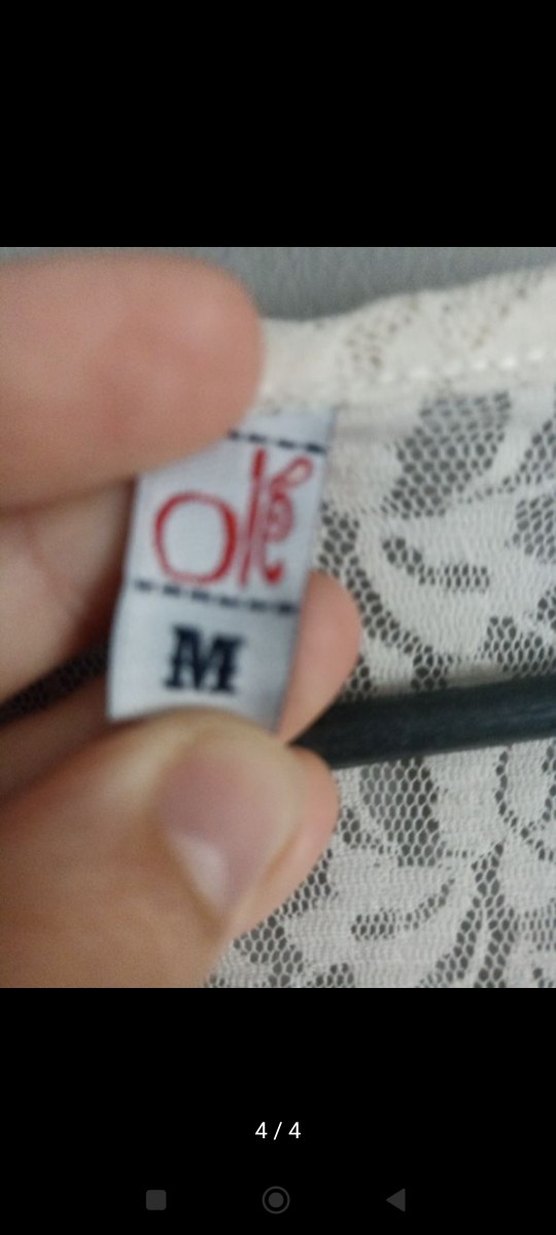 Kadın Dantel Beyaz Bolero M Beden - Görsel 4