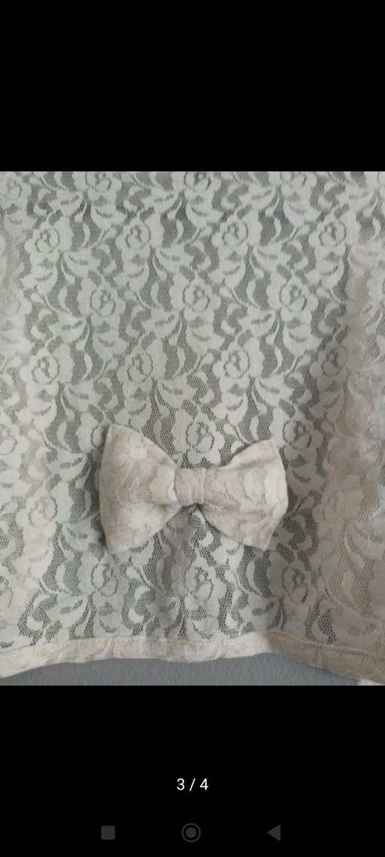 Kadın Dantel Beyaz Bolero M Beden - Görsel 3