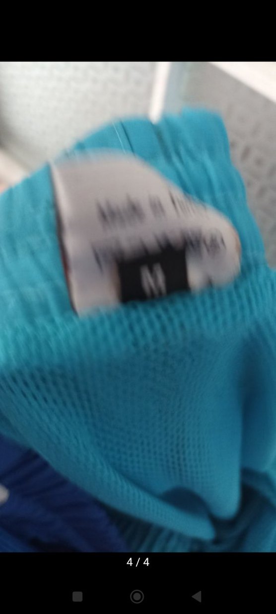 Mavi Erkek Mini Şort Mayo M beden - Görsel 4