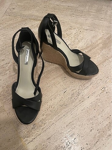39 Beden siyah Renk Bcbg marka platform ayakkabı