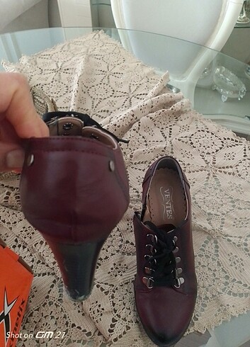 38 Beden bordo Renk Günlük ayakkabı 