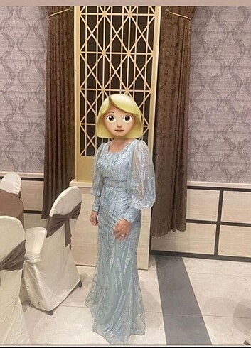 Abiye pullu elbise 