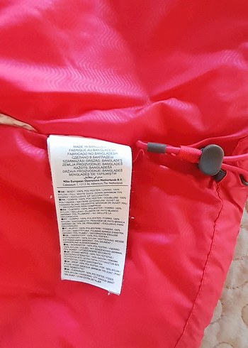 Pembe Nike orijinal Kadın Fermuarlı Şişme Yelek,kas tüylü - Görsel 4