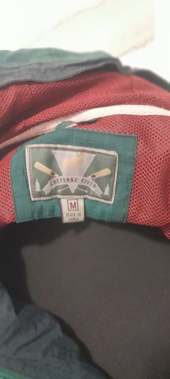 Gri -yeşil Kapüşonlu kadın Rüzgarlık - Görsel 4