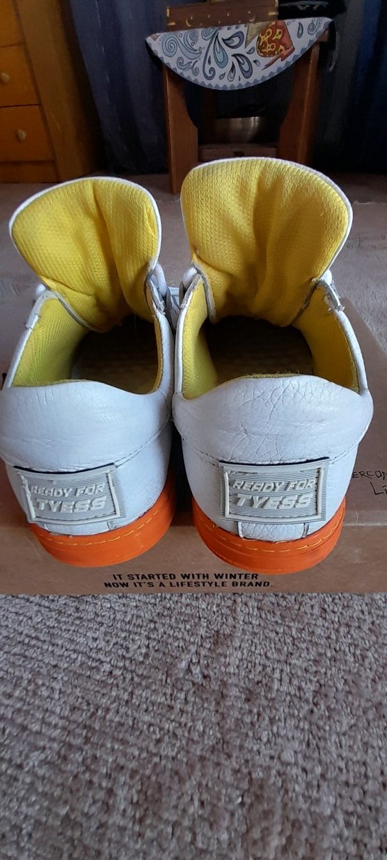 Sarı Dolgu Topuklu Bağcıklı  Spor Ayakkabı - Görsel 3