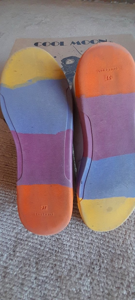 Sarı Dolgu Topuklu Bağcıklı  Spor Ayakkabı - Görsel 4