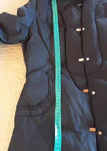 Kürk Detaylı Siyah Kadın Kışlık Mont - Görsel 7