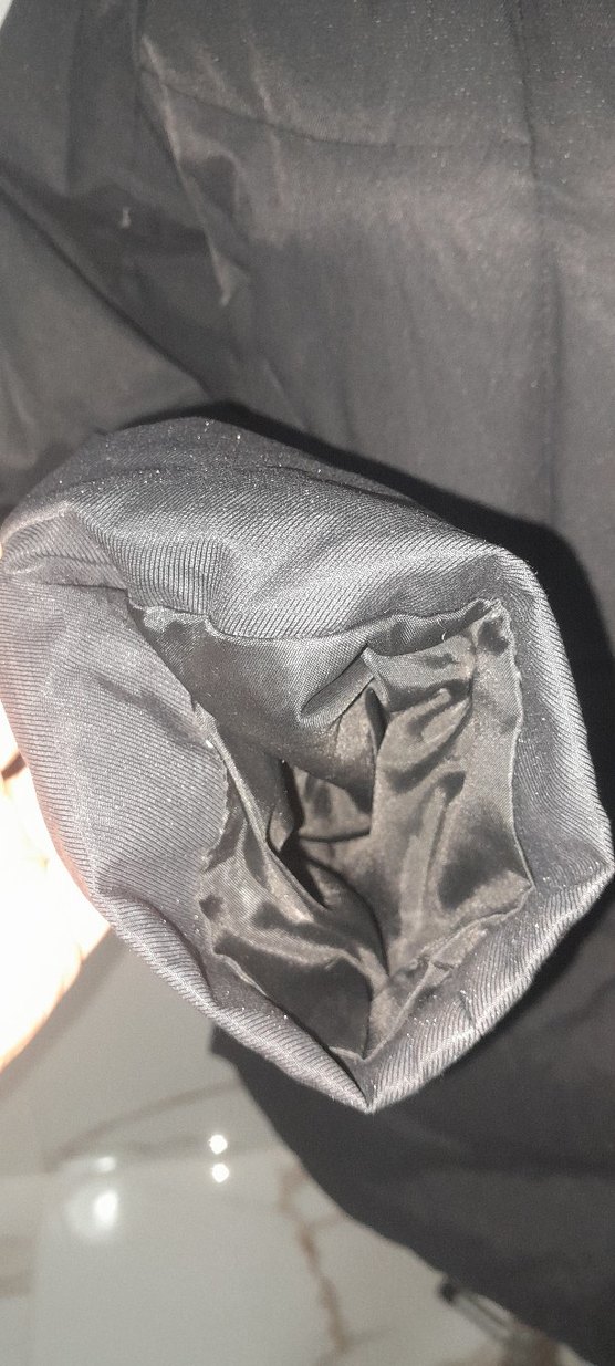 Kürk Detaylı Siyah Kadın Kışlık Mont - Görsel 3