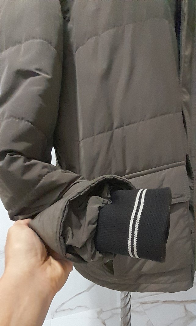 Kışlık Mont.Çok şık,çok az kullandı - Görsel 3