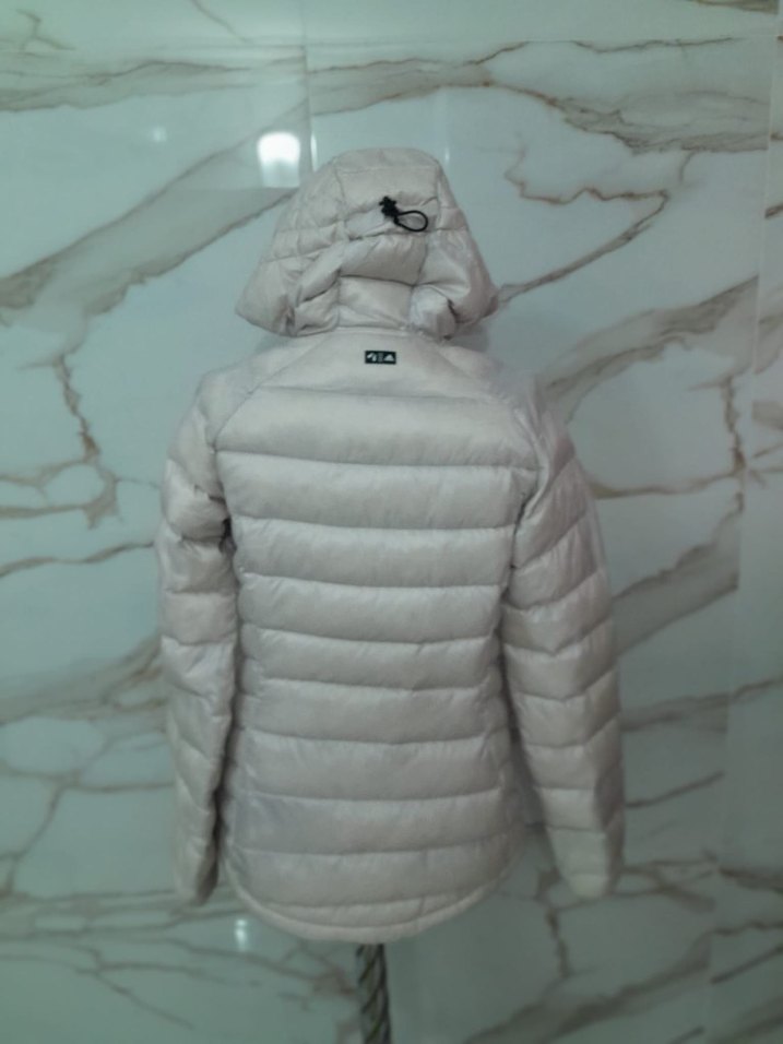 Adidas  original. Beyaz Kapüşonlu Kadın Kışlık Mont - Görsel 3