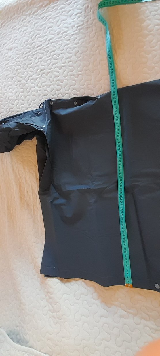 Siyah unisex Midi Boy Yağmurluk - Görsel 5