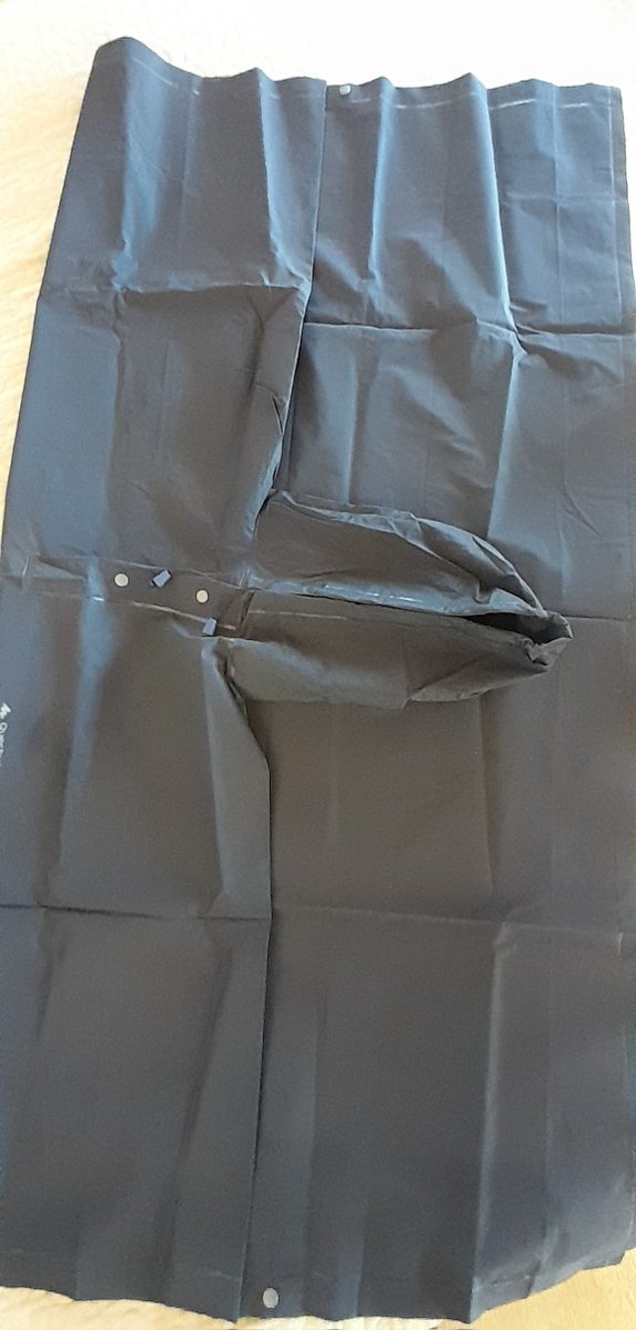 Siyah unisex Midi Boy Yağmurluk - Görsel 2