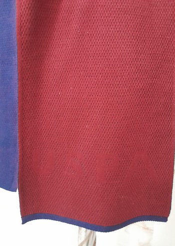 Bordo bere atkı  U S Polo assen. orijinal - Görsel 3