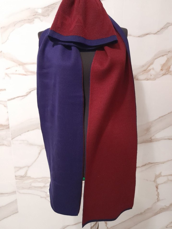 Bordo bere atkı  U S Polo assen. orijinal - Görsel 4