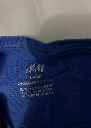 H&M Pastel Mavi Çocuk tişört - Görsel 3