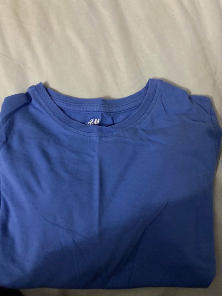 H&M Pastel Mavi Çocuk tişört - Görsel 4