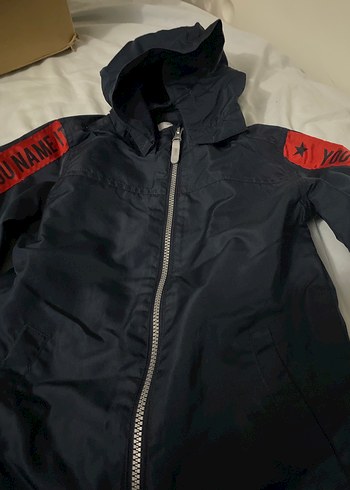 Name It marka Koyu Mavi Fermuarlı Erkek Çocuk yağmurluk - Görsel 3