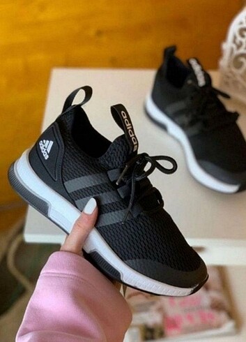36 Beden siyah Renk Siyah Spor Ayakkabı 