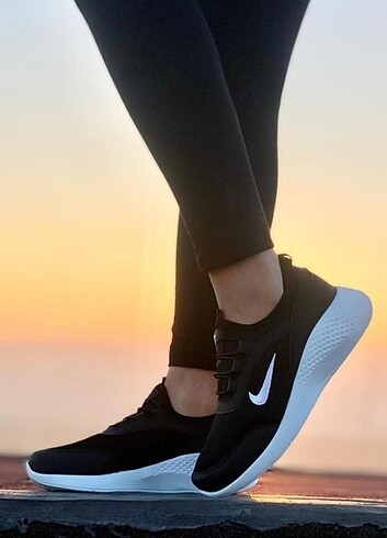 38 Beden siyah Renk Sneaker Nike Siyah kadın Spor 