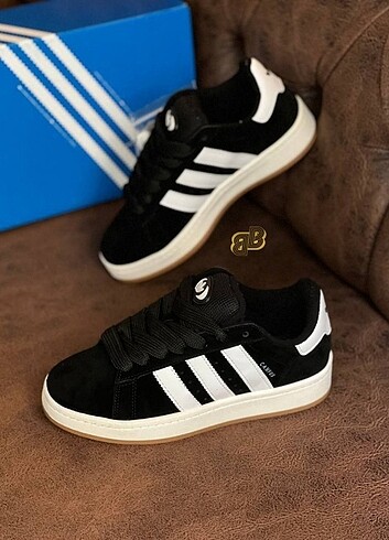 40 Beden siyah Renk Siyah Adidas Campüs Sneaker 