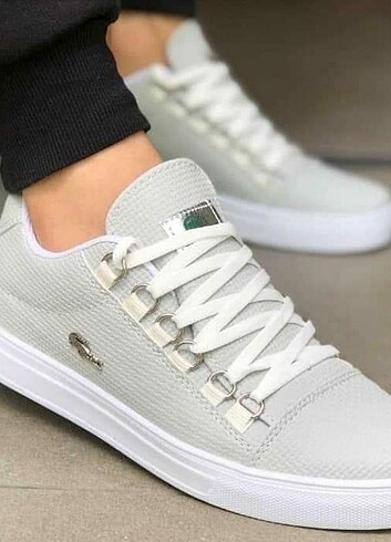 Lacoste Gri Sneaker Spor Ayakkabı 