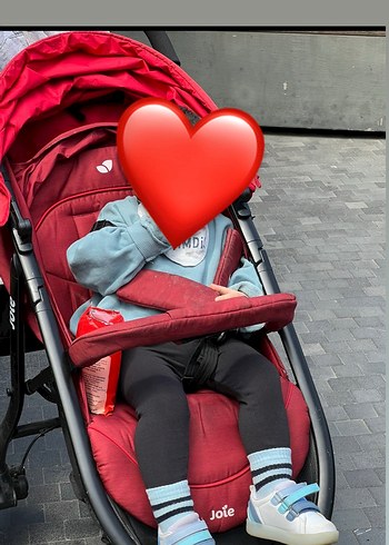 Joie Koyu Kırmızı Bebek Arabası