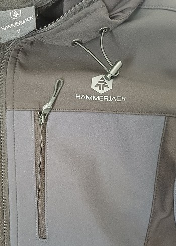 Hammer Jack Gri Kapüşonlu Fermuarlı Polar Erkek Ceket