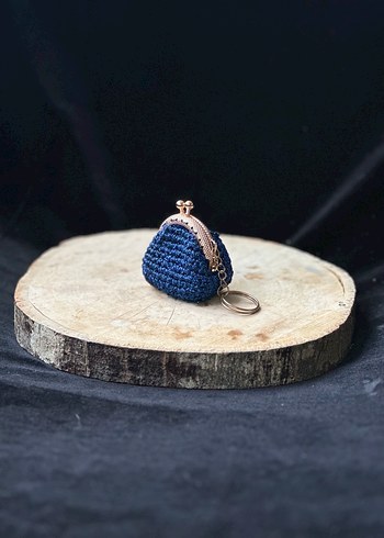 Örgü Bohem Kadın Cüzdanı Anahtarlık - Görsel 2