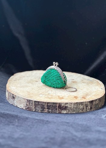 Örgü Bohem Kadın Cüzdanı Anahtarlık - Görsel 4