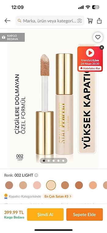 Flormar kapatıcı