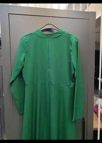 Yaka Detay Tesettür Elbise - Görsel 5