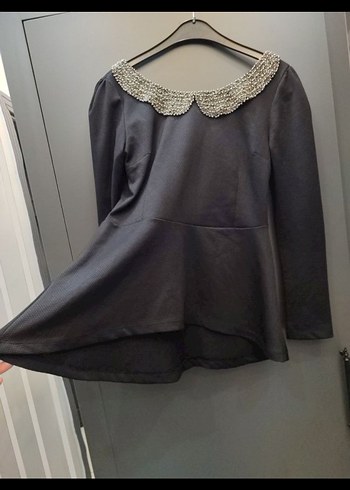 Taş Boncuk Bebe Yaka Şık Bluz - Görsel 2