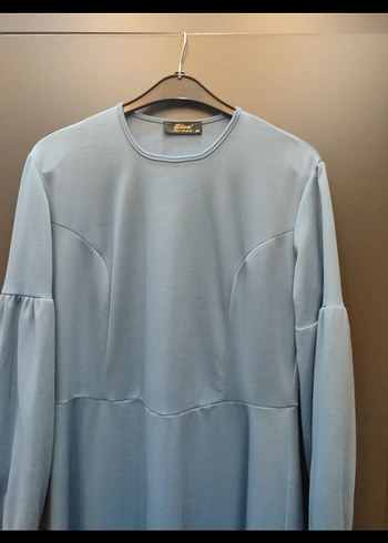 Balon Kol Tesettür Elbise - Görsel 4