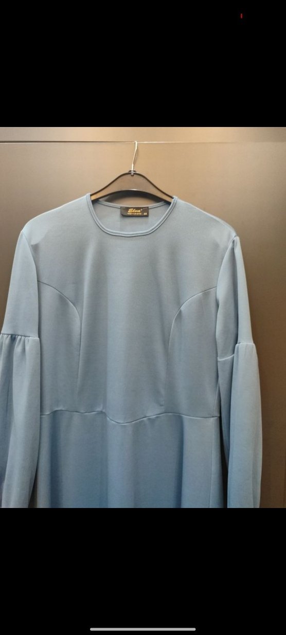 Balon Kol Tesettür Elbise - Görsel 4