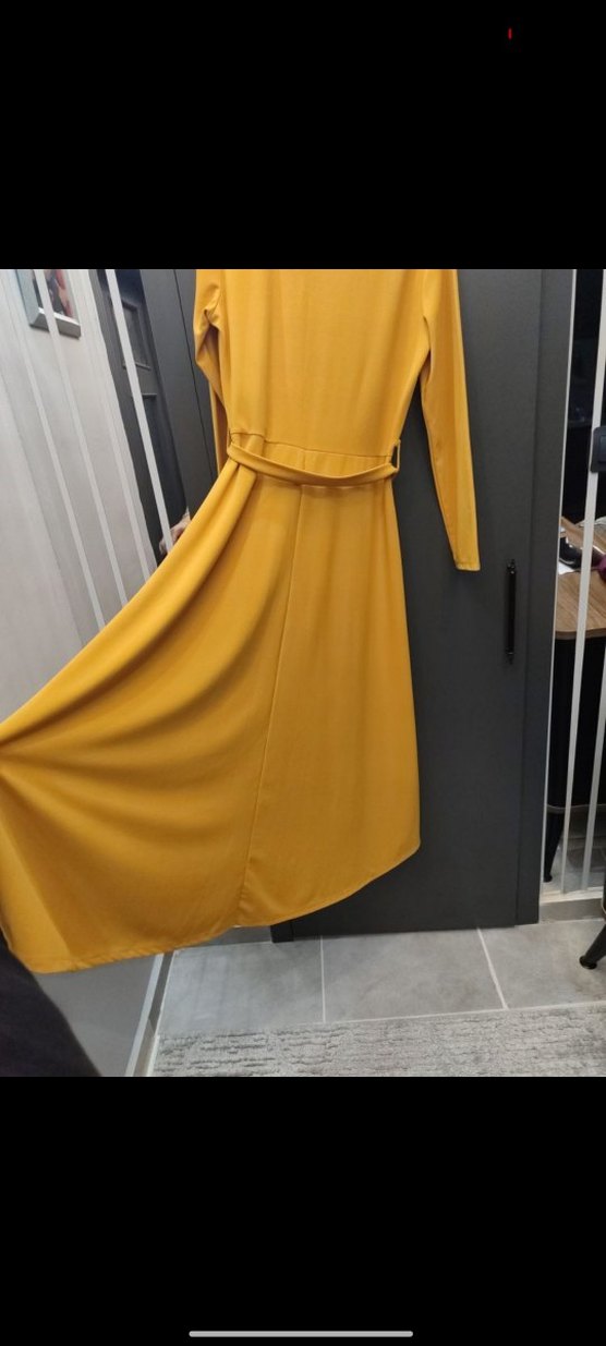 Hardal Tesettür Elbise - Görsel 5