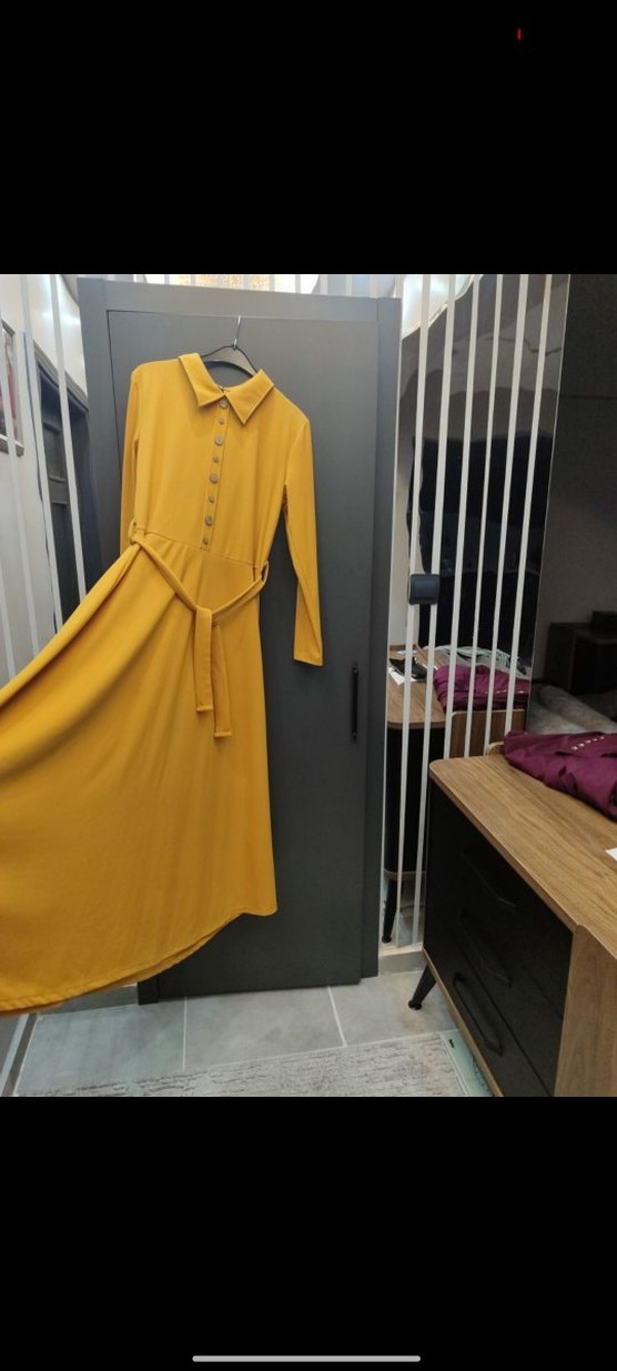 Hardal Tesettür Elbise - Görsel 2