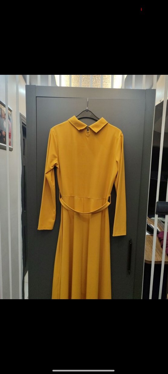 Hardal Tesettür Elbise - Görsel 4