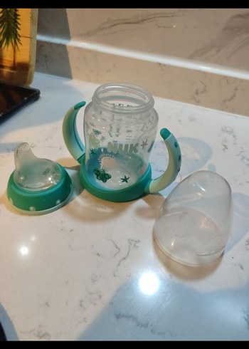 NUK Göstergeli Alıştırma Bardağı (SIFIR) - Görsel 5