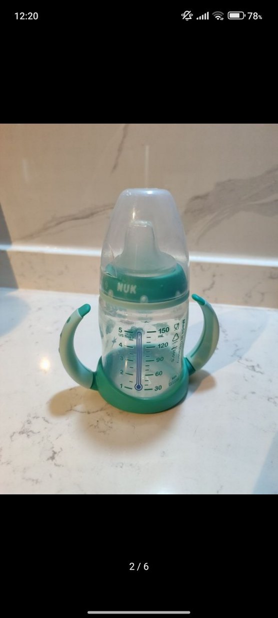 NUK Göstergeli Alıştırma Bardağı (SIFIR) - Görsel 2