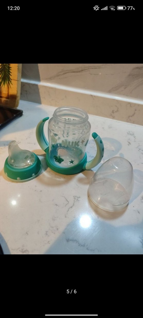 NUK Göstergeli Alıştırma Bardağı (SIFIR) - Görsel 5