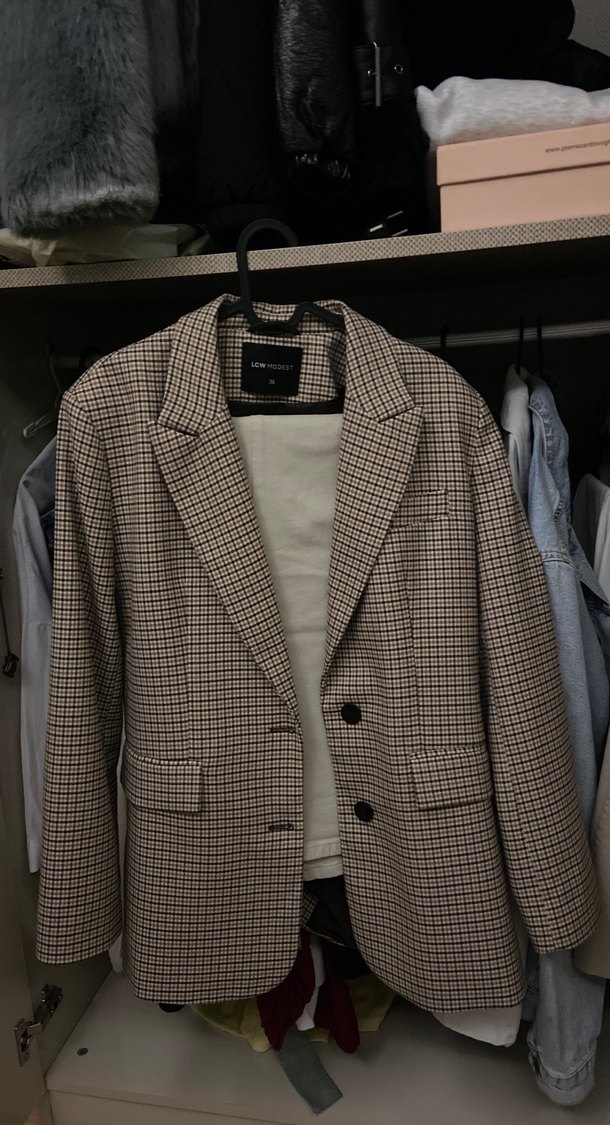 Ekoseli ceket - Görsel 2