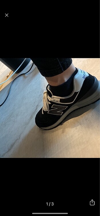 37,5 Beden siyah Renk New balance 574