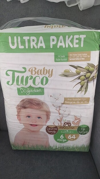 Baby turco 6 numara 64 adet
